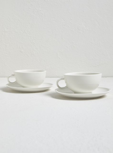 Set 4 Tazas de Café 100 ml + 4 Platillos-1