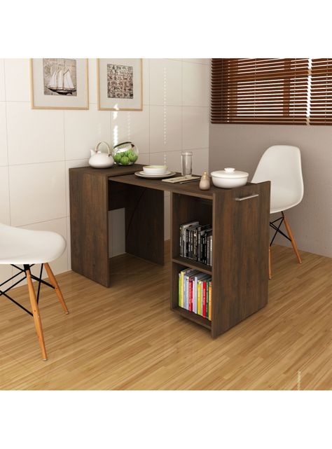 Escritorio Multifuncional Plegable 1 Cajón-3