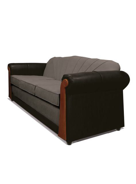 Juego Living Marsella 2 Cuerpos + Sillones Tela/Pu-2