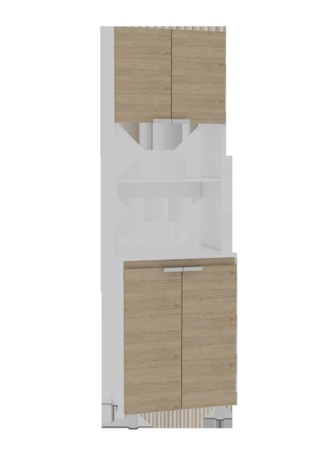 Mueble Alacena + Mueble Microondas + Barra Auxiliar-2