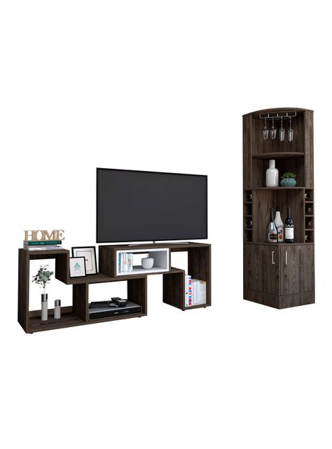 Bar Esquinero + Rack Extensible 40" Beijing-0