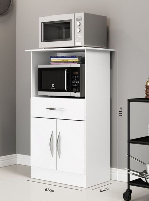 Mueble para Microondas con Puerta Luna-1
