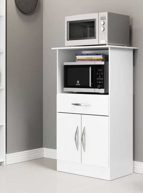 Mueble para Microondas con Puerta Luna-2