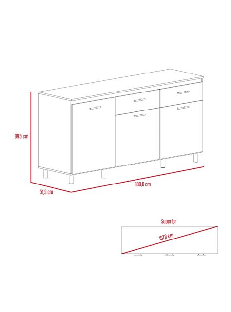 Modulo Inferior con Top + Modulo Superior Gante-2