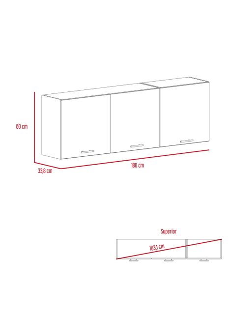 Modulo Inferior con Top + Modulo Superior Gante-1