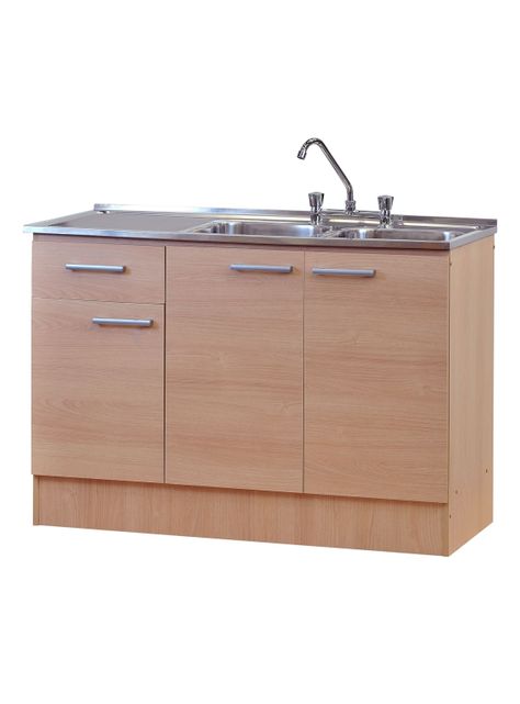 Kit Lavaplatos 120 Izquierdo Beige-1