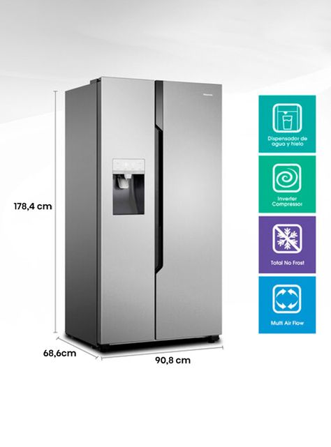 Refrigerador Side by Side No Frost 535 Litros RC-70WS-1