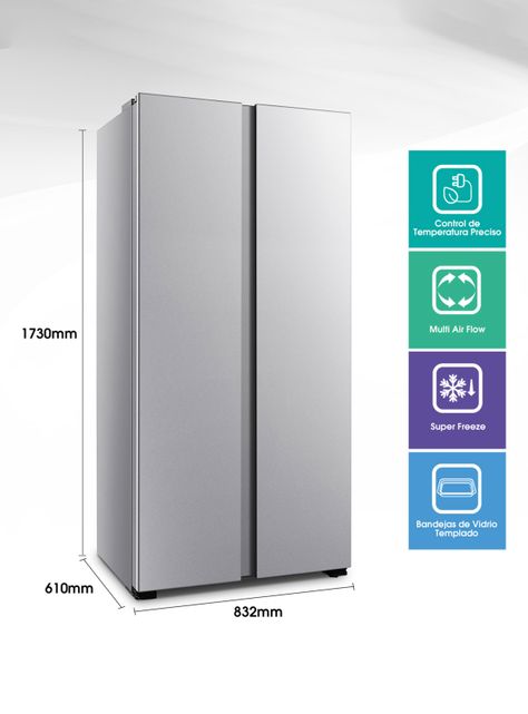 Refrigerador Side by Side No Frost 428 Litros RC-56WS-1