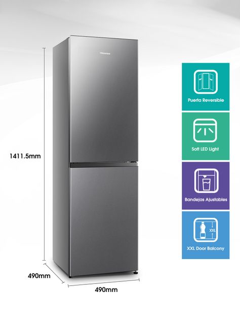 Refrigerador Bottom Freezer Frío Directo 165 Litros RD-22DC-1