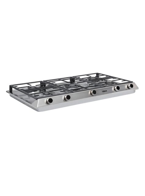 Encimera a Gas 5 Quemadores EX 90.1 5G AI AL DR CI Plata-1