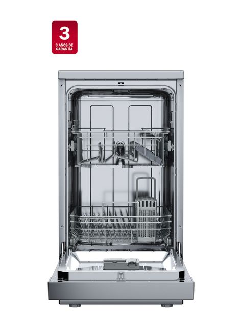 Lavavajillas Compacto Inox 10 Cubiertos Libre instalación DFS 44750 SS-1