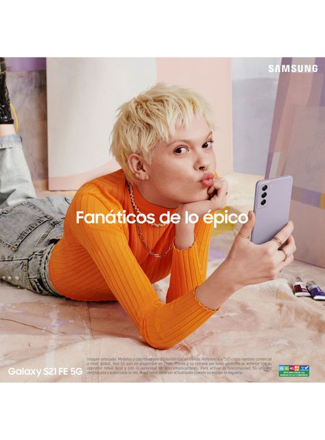 Smartphone Galaxy S21 FE 5G 256GB Lavender-4