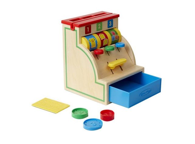 Melissa & Doug Caja Registradora de Madera Caramba-1