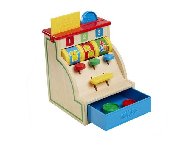 Melissa & Doug Caja Registradora de Madera Caramba-0