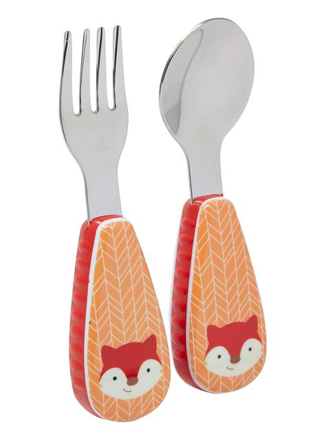 Set Cuchara y Tenedor Zoo Fox Skip Hop-1