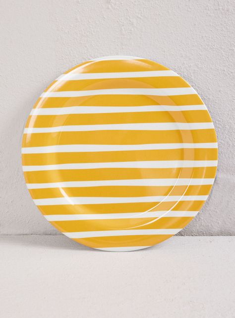 Set 4 Platos Principales Melamina Cítricos-3