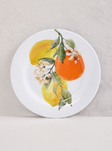 Set 4 Platos Salad Melamina Cítricos-2