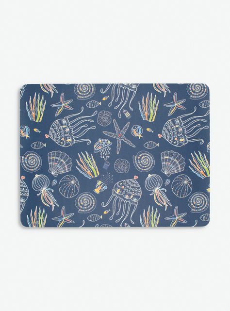 Set 6 Individuales Azul Profundo 40 x 30 cm-1