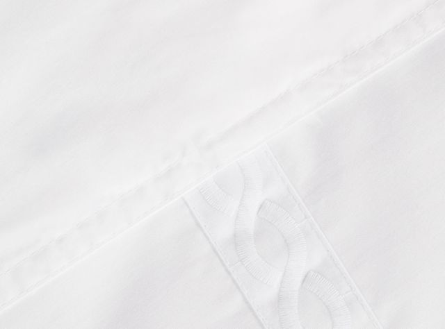 Funda Nina Herrera de Plumón 2 Plazas Trenza Blanca-1