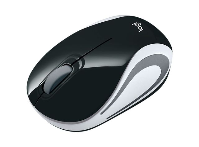 Mouse Logitech Inalámbrico M187 Negro-0
