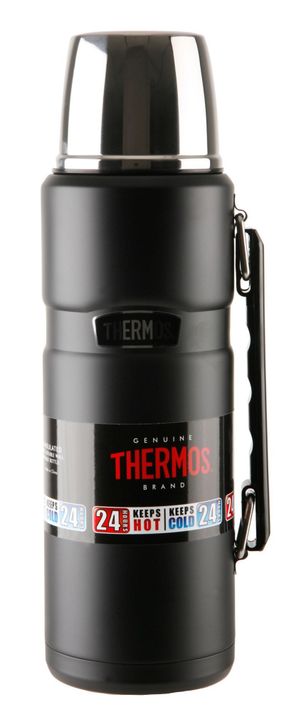 Termo Líquido King Negro Mate 1.2 lt Thermos-2