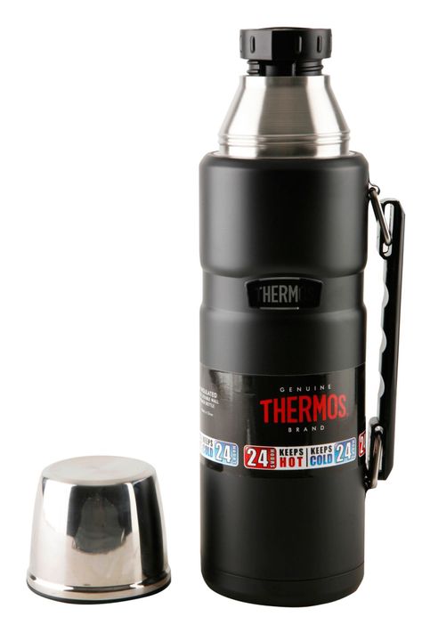 Termo Líquido King Negro Mate 1.2 lt Thermos-0