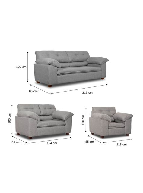 Juego de Living Liverpool 3.2.1 Cuerpos Felpa-1