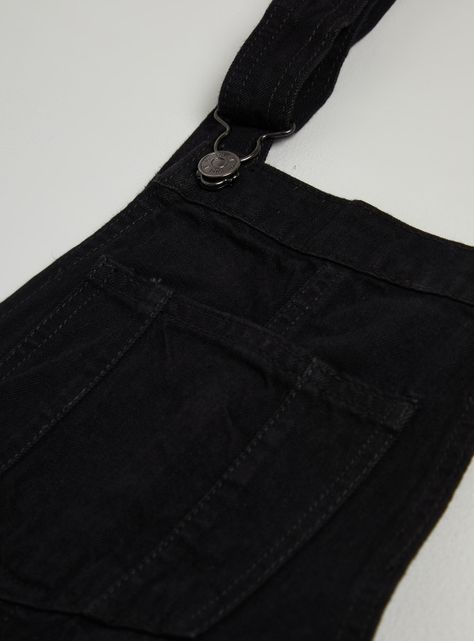 Jardinera Denim con Bolsillo Delantero-4