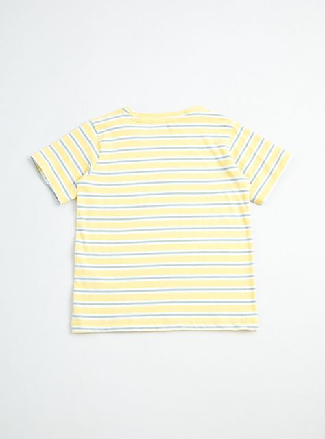 Polera con Rayas y Bolsillo Liso en el Pecho-2