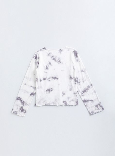 Polera Tie Dye con Manga Larga-1