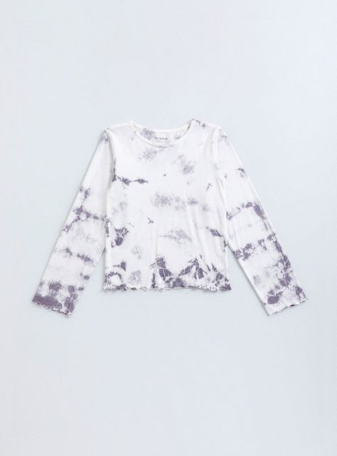Polera Tie Dye con Manga Larga-0