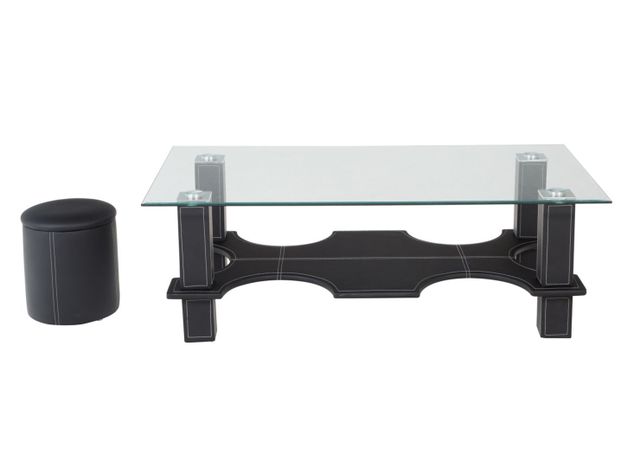 Mesa de Centro 70x130 cm Forest 6 Pisos Black-3