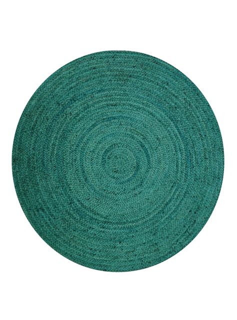 Alfombra Yute Maui 150 cm Turquesa-0