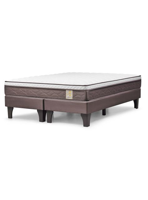 Cama Europea New Style 4 Plus 2 Plazas Base Dividida-0