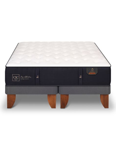 Cama Europea Premium 2 Plazas Base Dividida-2