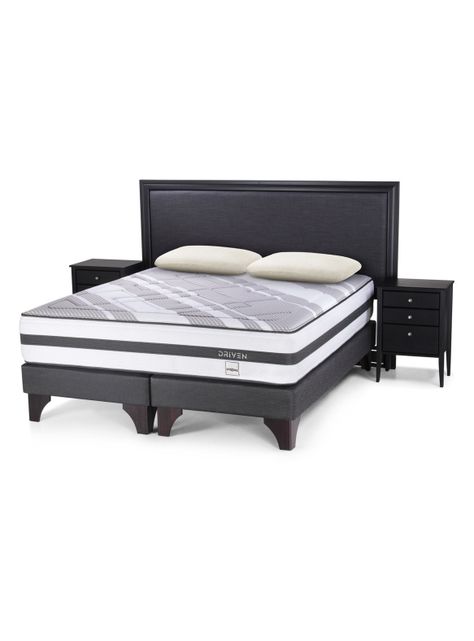 Cama Europea Driven 2 Plazas + Set de Muebles Nolita-0