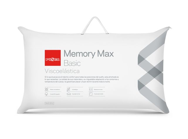 Cama Europea Driven King + Set Muebles Issey + Almohadas Memory Max-6