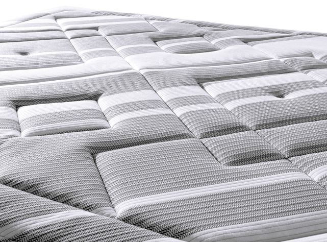 Cama Europea Driven King + Set Muebles Issey + Almohadas Memory Max-2