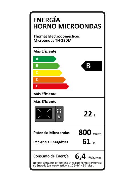 Microondas Digital 25 Litros TH-25DM-9