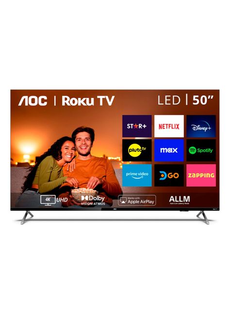 LED Smart TV 50" UHD 4K 50U6125 Roku TV-0