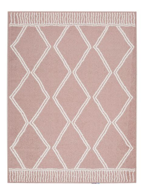 Bajada de Cama Kaleb 50x90 cm Rosa-0