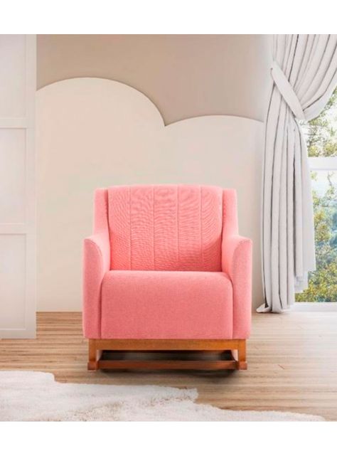 Poltrona Mecedora Sognare Rosado-3