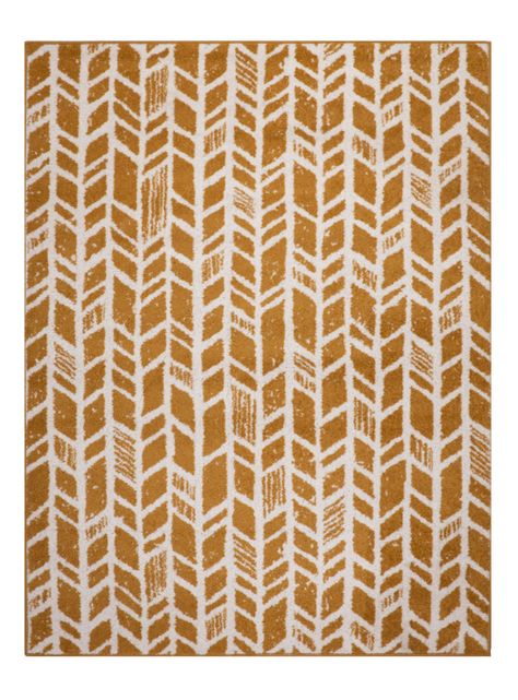 Alfombra Kaleb Amarillo 150x200 cm-0