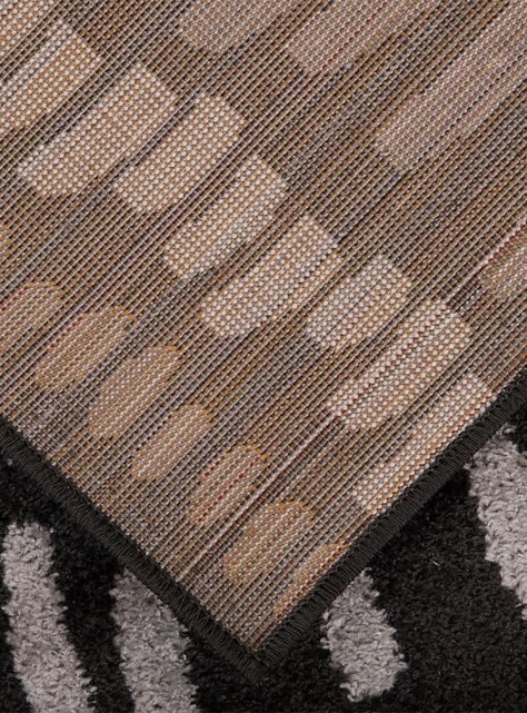 Alfombra Kaleb Negro 150x200 cm-2