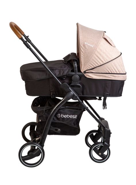 Coche Travel System Fenix Beige Bebesit-3
