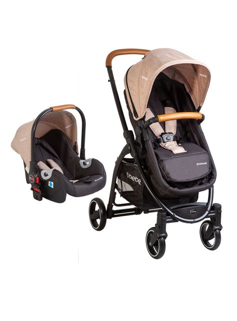 Coche Travel System Fenix Beige Bebesit-0
