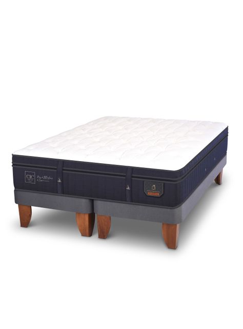 Cama Europea Super Premium 2 Plazas Base Dividida-0