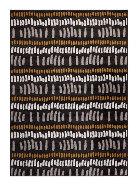 Alfombra Kaleb Negro 180x275 cm-0