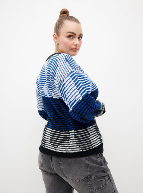 Sweater Ok Azul L Talla Azul Talla L-1