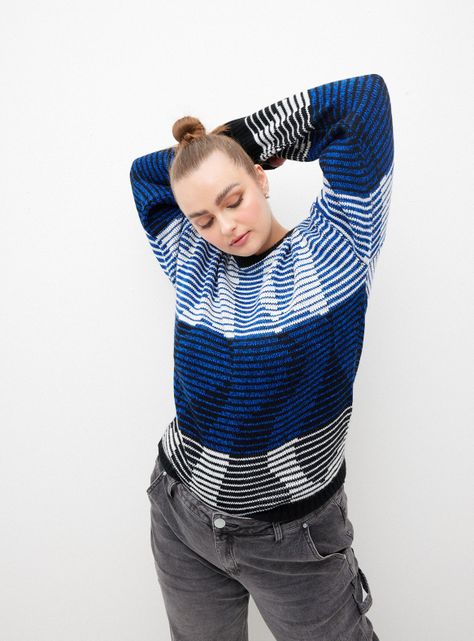 Sweater Ok Azul L Talla Azul Talla L-0